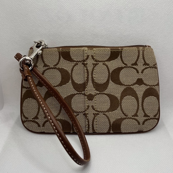 Coach Handbags - Coach brown wristlet